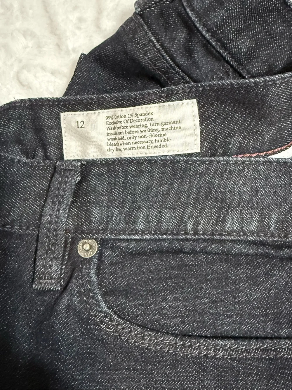 LOFT Dark Wash Denim Women's Boot Cut Jeans - Size 12 - NWOT - Picture 6 of 14